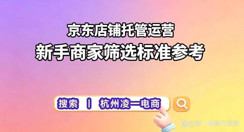京东店铺托管